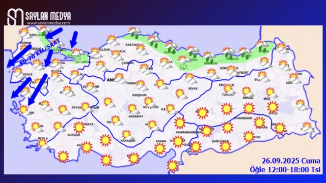 Türkiye'de bugün hava nasıl olacak... ADANA 34°C