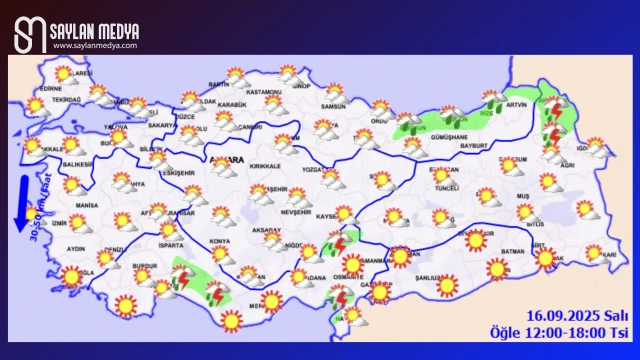 Türkiye'de bugün hava nasıl olacak... ADANA 35°C