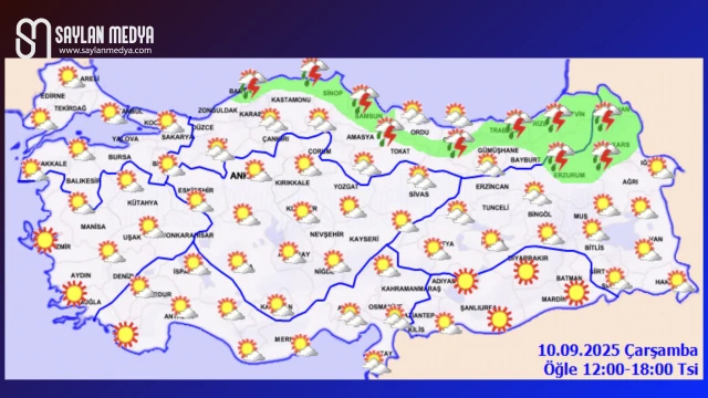 Türkiye'de bugün hava nasıl olacak... ADANA 36°C