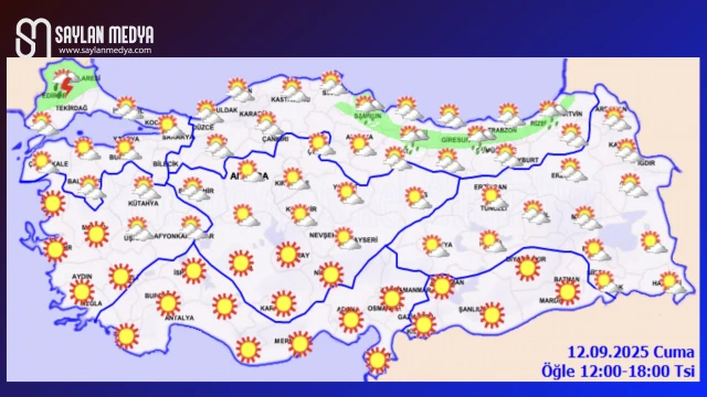 Türkiye'de bugün hava nasıl olacak... ADANA 36°C