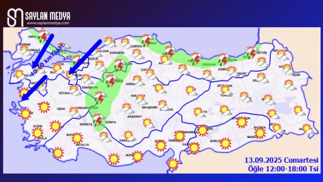 Türkiye'de bugün hava nasıl olacak... ADANA 36°C