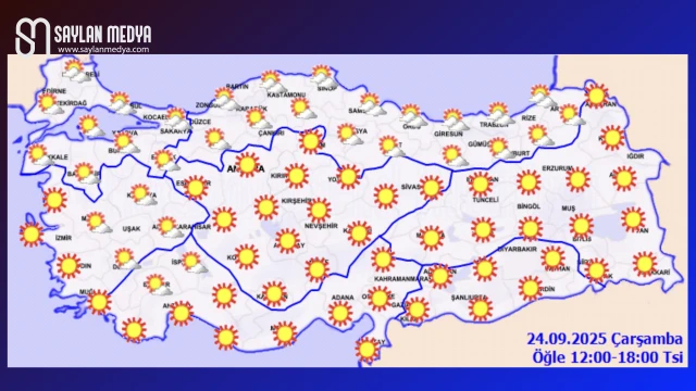 Türkiye'de bugün hava nasıl olacak... ADANA 37°C