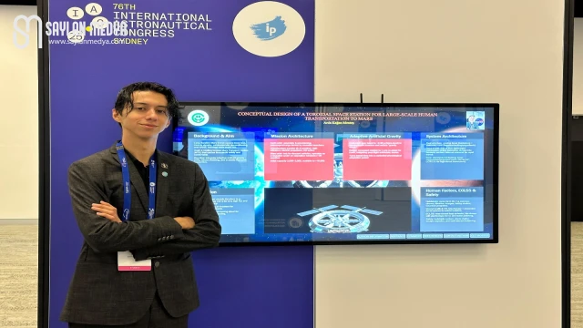 Çukurova Üniversitesi Öğrencisi Arda Kağan Menteş, Uluslararası Astronotik Kongresi’nde!