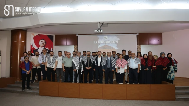 Çukurova Üniversitesinde “İlk Dersimiz Gazze”