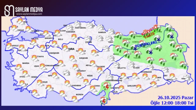 Türkiye'de bugün hava nasıl olacak... ADANA 28°C