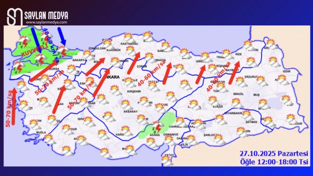 Türkiye'de bugün hava nasıl olacak... ADANA 28°C