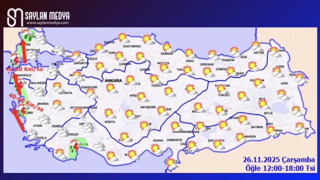 Türkiye'de bugün hava nasıl olacak... ADANA 23°C