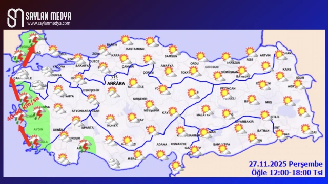 Türkiye'de bugün hava nasıl olacak... ADANA 24°C