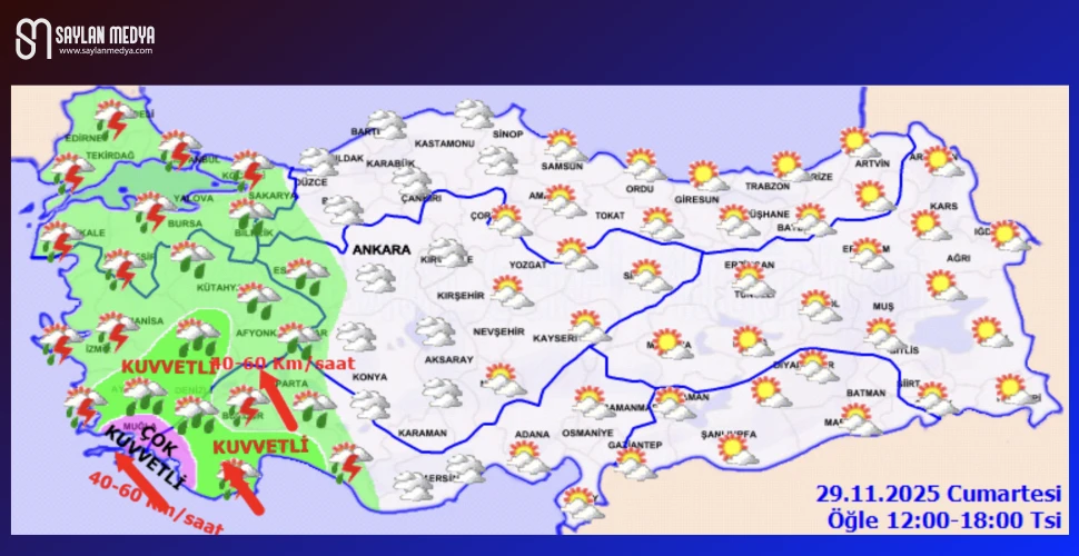Türkiye'de bugün hava nasıl olacak... ADANA 25°C