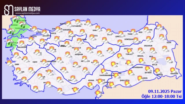 Türkiye'de bugün hava nasıl olacak... ADANA 30°C