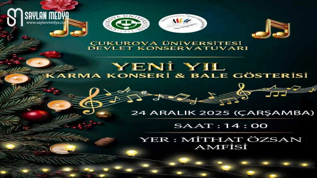 Çukurova Üniversitesi'nde Yeni Yıl Konseri