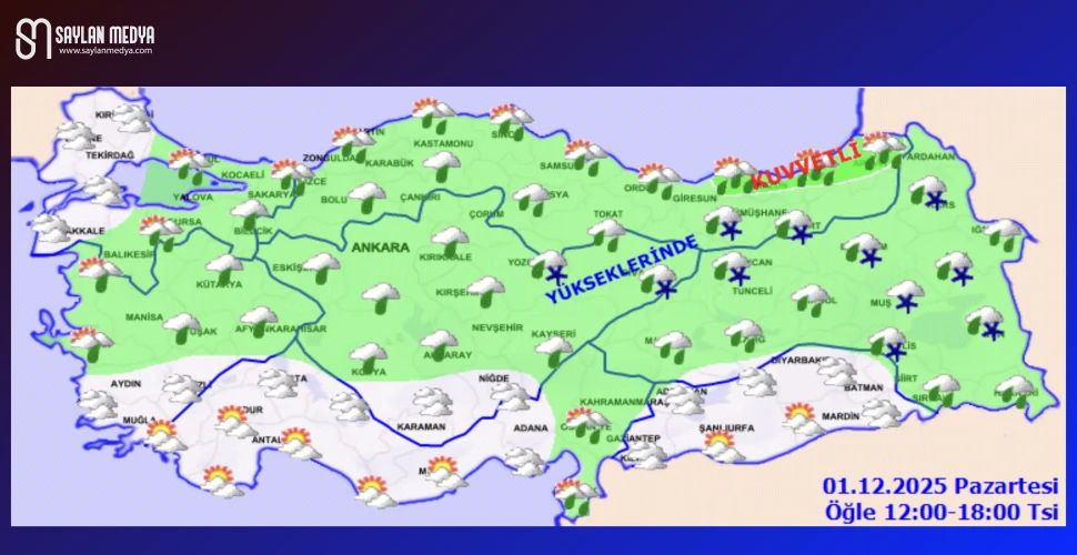 Türkiye'de bugün hava nasıl olacak... ADANA 19°C