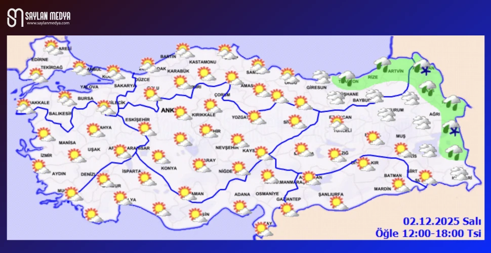Türkiye'de bugün hava nasıl olacak... ADANA 21°C