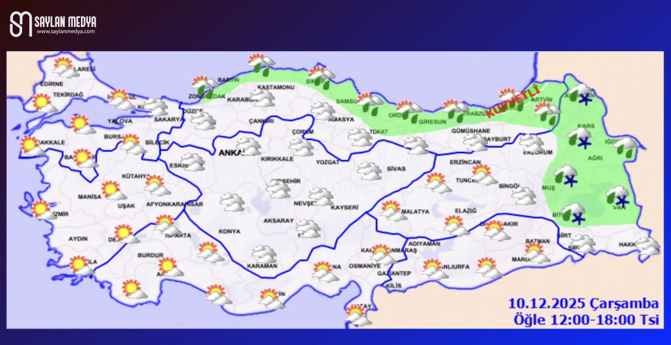 Türkiye'de bugün hava nasıl olacak... ADANA 21°C