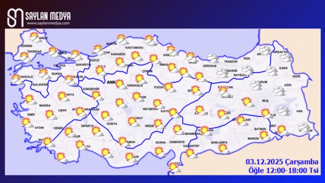 Türkiye'de bugün hava nasıl olacak... ADANA 22°C
