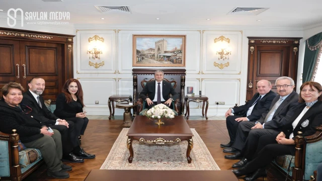 Çukurova Gazeteciler Cemiyeti’nden Vali Mustafa Yavuz’a “hayırlı olsun” ziyareti 