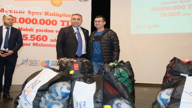 Adana Büyükşehir Belediyesi’nden Amatör Spor Kulüplerine önemli destek