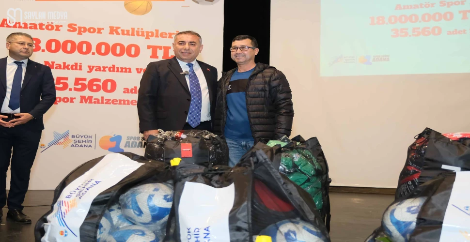 Adana Büyükşehir Belediyesi’nden Amatör Spor Kulüplerine önemli destek