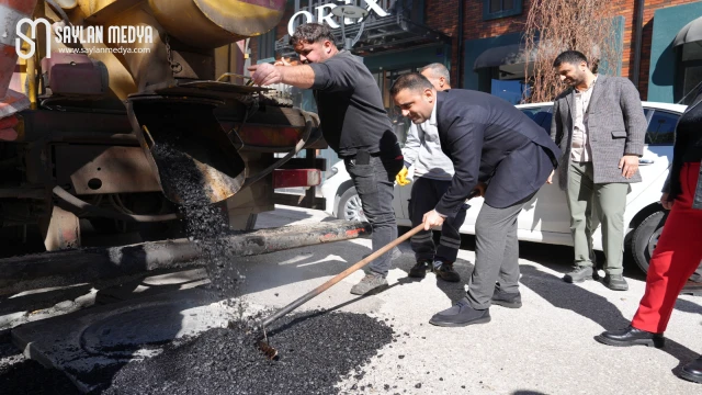 Emrah Kozay sürekli sahada...