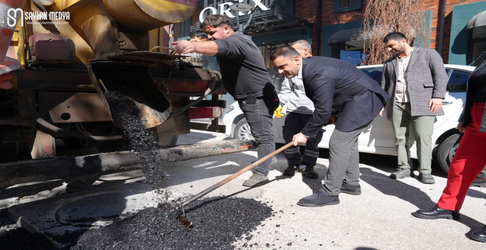 Emrah Kozay sürekli sahada...