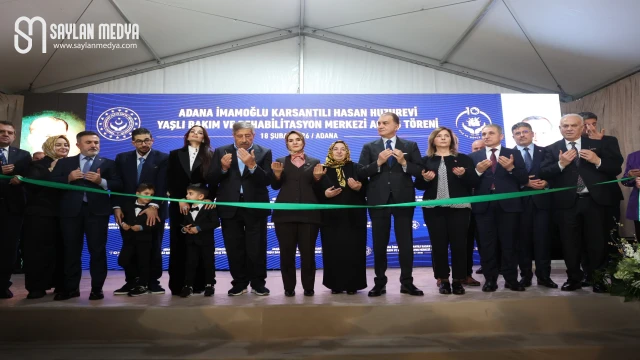 İmamoğlu Karsantılı Hasan Huzurevi Yaşlı Bakım ve Rehabilitasyon Merkezi Açıldı