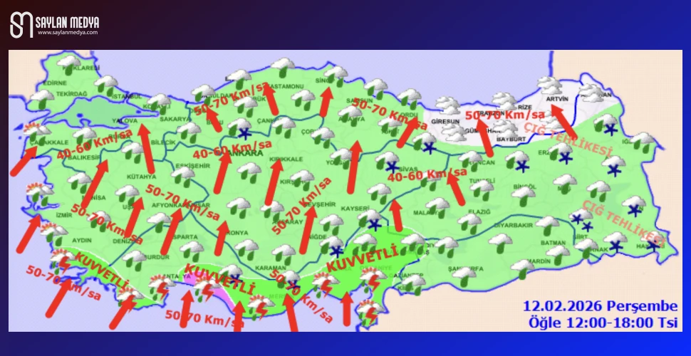 Türkiye'de bugün hava nasıl olacak... ADANA 16°C