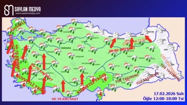 Türkiye'de bugün hava nasıl olacak... ADANA 18°C