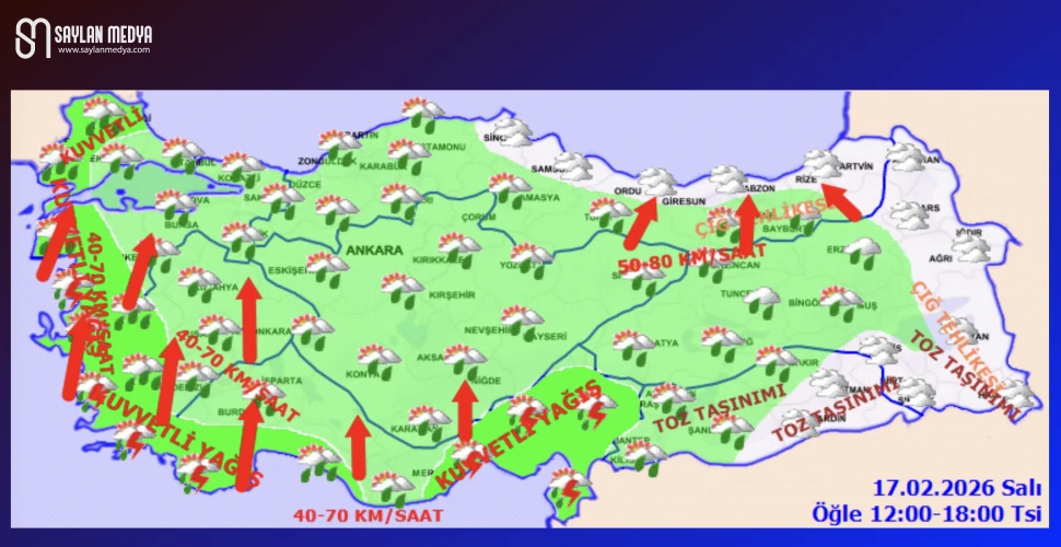 Türkiye'de bugün hava nasıl olacak... ADANA 18°C