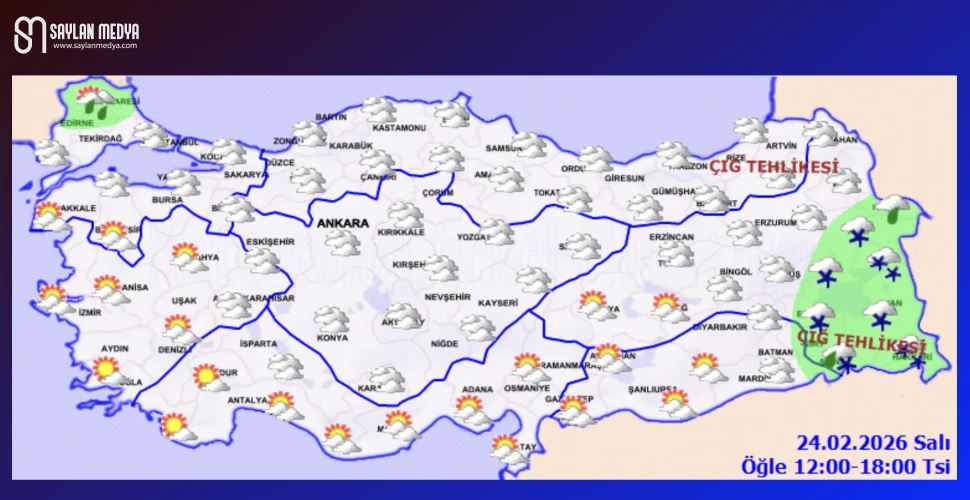 Türkiye'de bugün hava nasıl olacak... ADANA 19°C