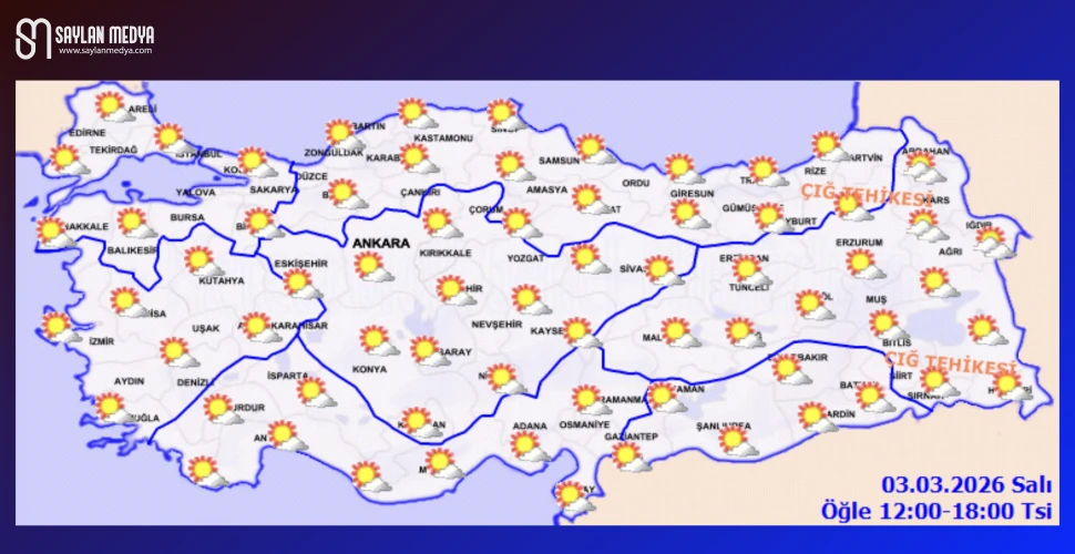 Türkiye'de bugün hava nasıl olacak... ADANA 19°C