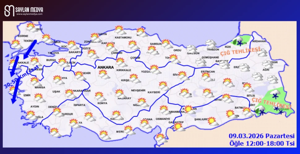 Türkiye'de bugün hava nasıl olacak... ADANA 20°C