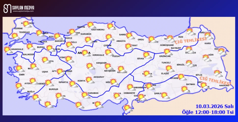 Türkiye'de bugün hava nasıl olacak... ADANA 20°C