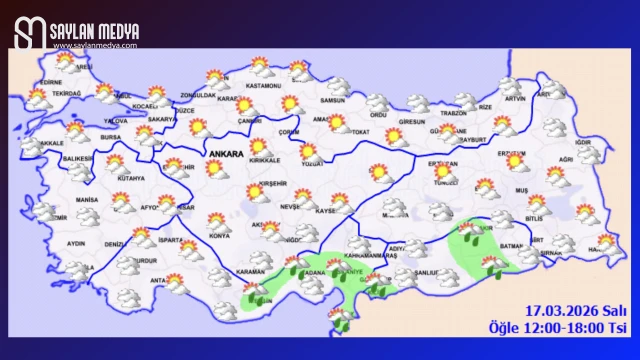 Türkiye'de bugün hava nasıl olacak... ADANA 21°C