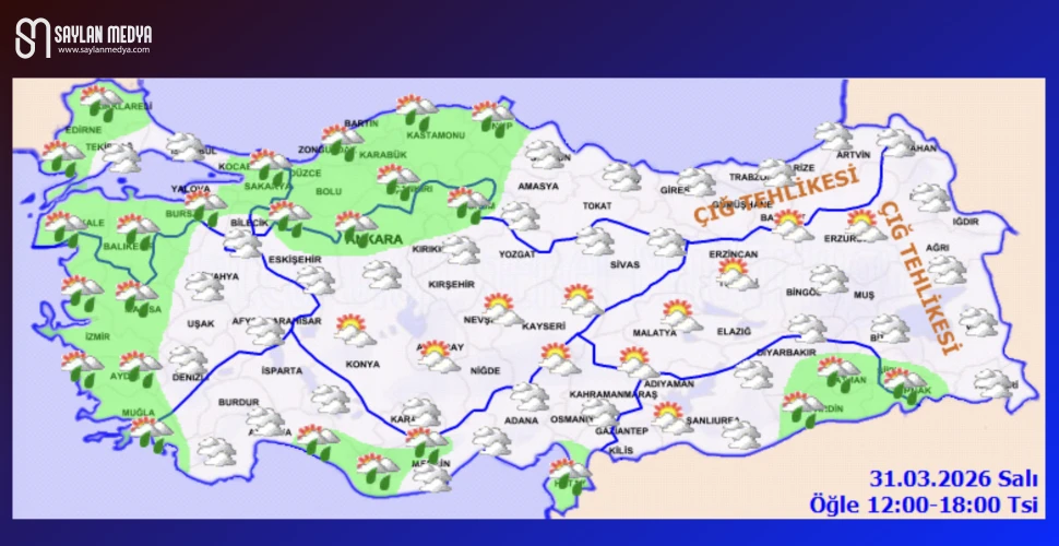Türkiye'de bugün hava nasıl olacak... ADANA 21°C