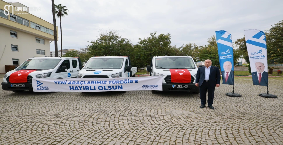 Yüreğir'de son iki yılda toplam 29 yeni hizmet aracını filoya kazandırıldı