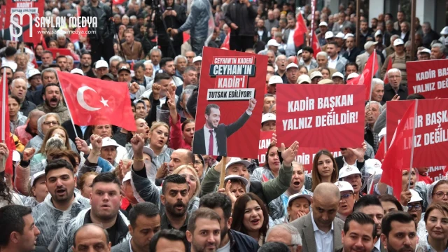 Ceyhan, Kadir Aydar’a Adalet İçin Tek Yürek Oldu
