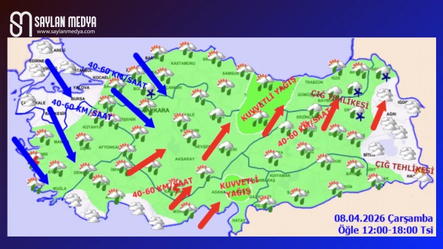 Türkiye'de bugün hava nasıl olacak... ADANA 20°C