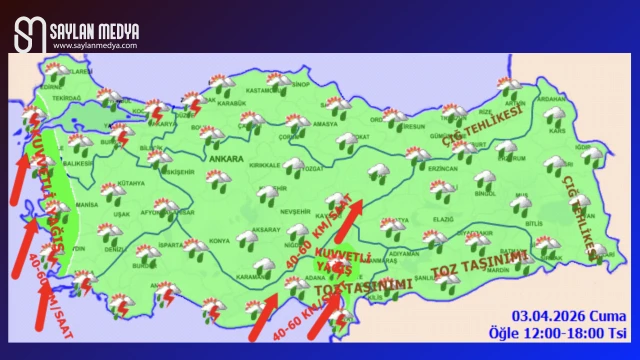 Türkiye'de bugün hava nasıl olacak... ADANA 21°C