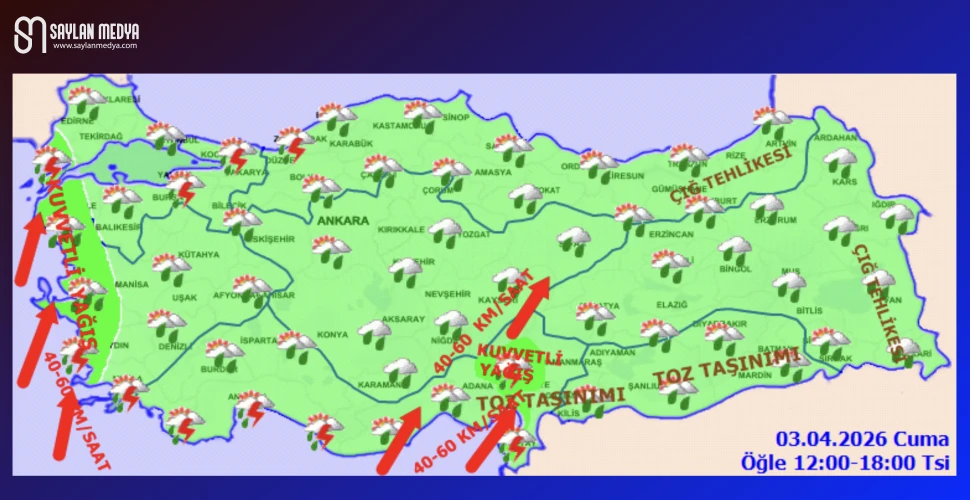 Türkiye'de bugün hava nasıl olacak... ADANA 21°C