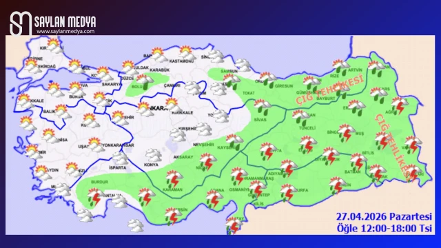 Türkiye'de bugün hava nasıl olacak... ADANA 26°C