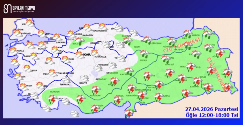 Türkiye'de bugün hava nasıl olacak... ADANA 26°C