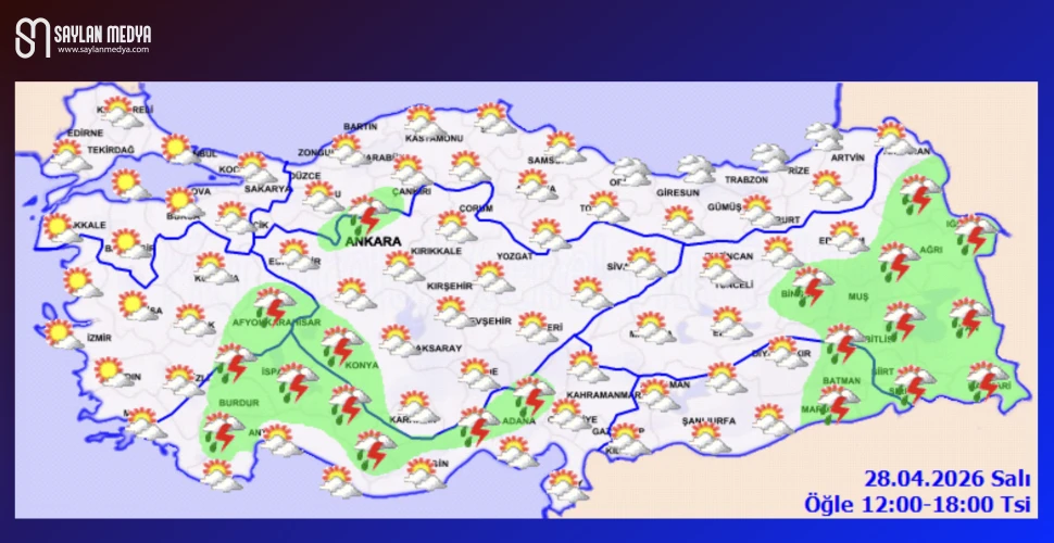 Türkiye'de bugün hava nasıl olacak... ADANA 27°C