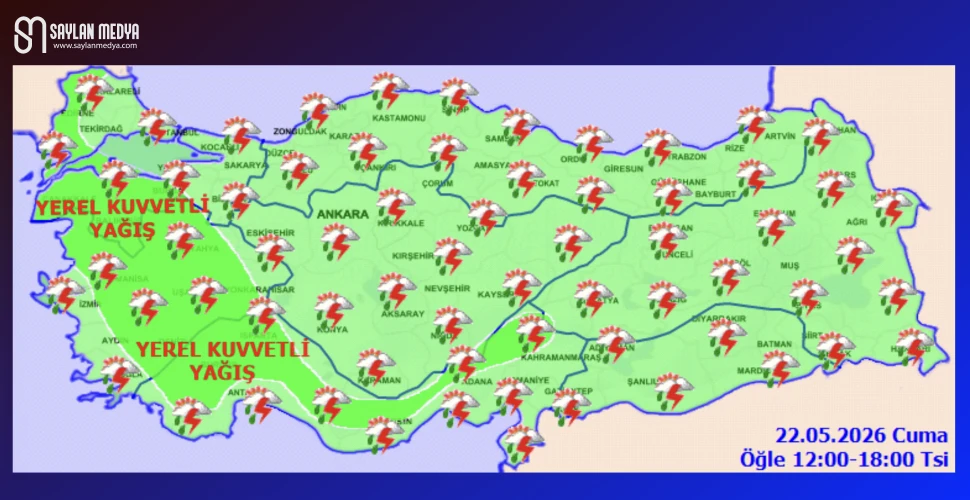 Türkiye'de bugün hava nasıl olacak... ADANA 24°C
