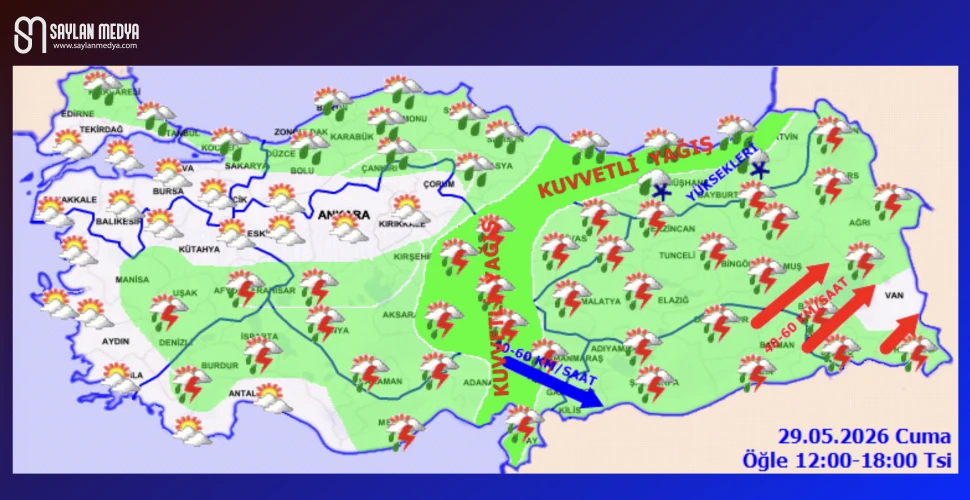 Türkiye'de bugün hava nasıl olacak... ADANA 28°C