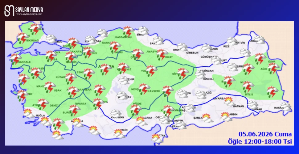 Türkiye'de bugün hava nasıl olacak... ADANA 30°C