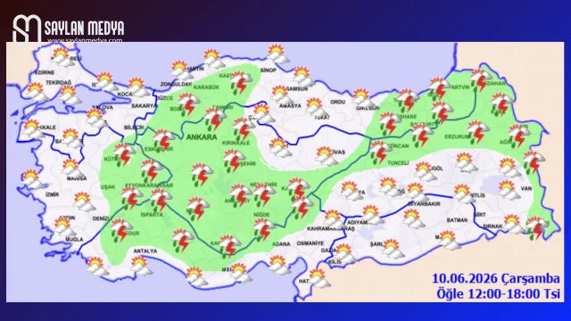 Türkiye'de bugün hava nasıl olacak... ADANA 31°C