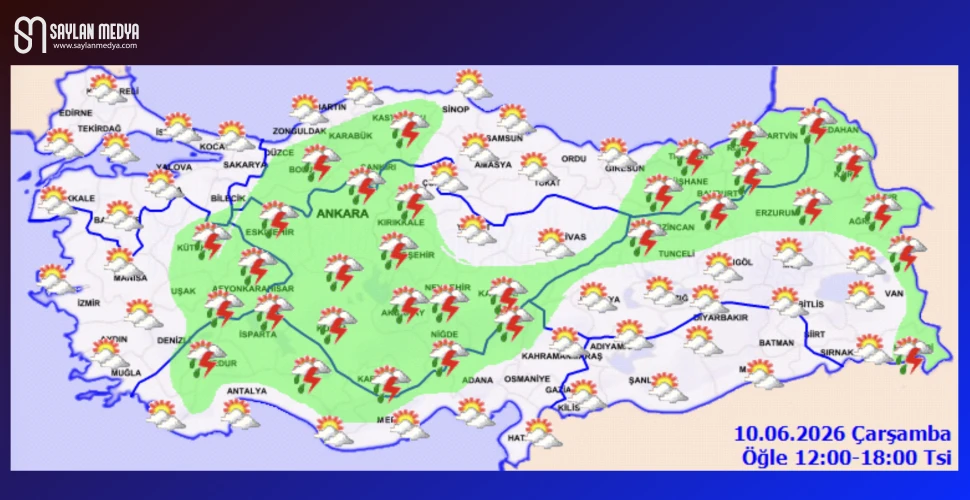 Türkiye'de bugün hava nasıl olacak... ADANA 31°C