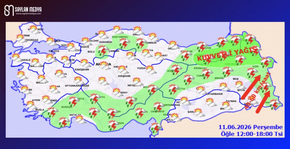 Türkiye'de bugün hava nasıl olacak... ADANA 31°C