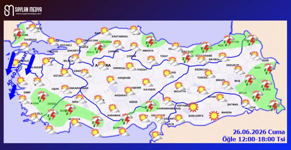 Türkiye'de bugün hava nasıl olacak... ADANA 33°C