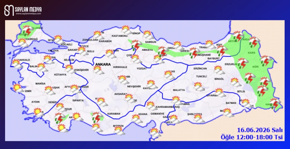 Türkiye'de bugün hava nasıl olacak... ADANA 34°C